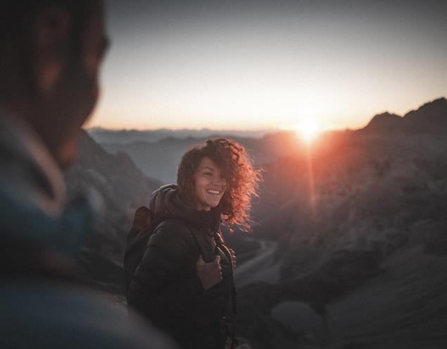 Sunset in the Mountains