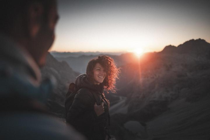 Sunset in the Mountains